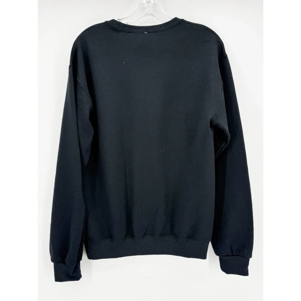 Grinchy Screen Print Black Sweatshirt NEW S - Picture 3 of 7